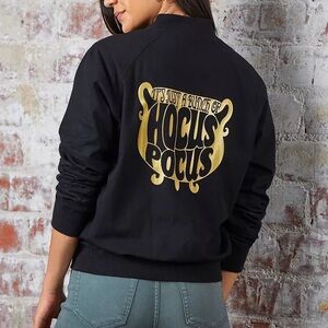Disney | Disney Store/Parks Hocus Pocus Black Flame Candle Bomber Jacket